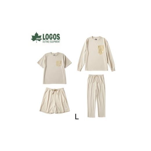 ふるさと納税 服 女 京都府 城陽市 LBL 就寝時におすすめのボディリカバリーウエア 夏冬上下4点セット Lサイズ ベージュ 1732223