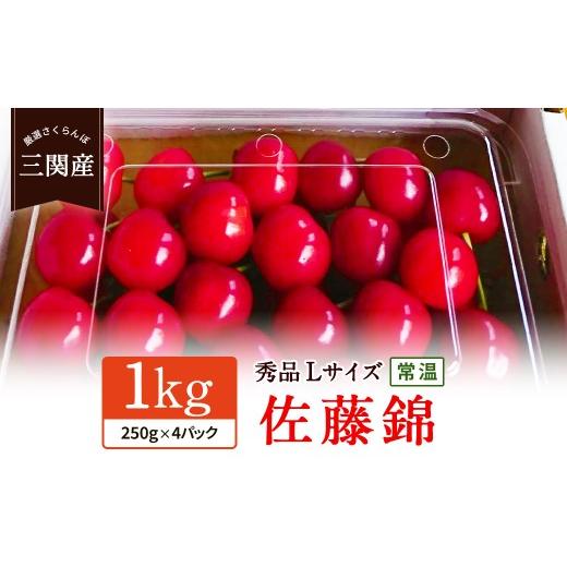 ふるさと納税 果物類 さくらんぼ 秋田県 湯沢市 令和8年度産 期間限定 旬の味覚 朝採り「三関産佐藤錦」秀L以上 250g入り×4パック 常温便でお届け さくらんぼ…