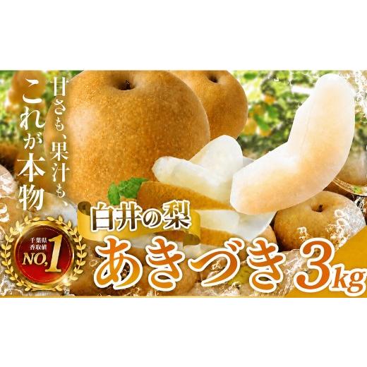 ふるさと納税 梨 千葉県 白井市 先行予約 あきづき3kg 贈答用 あきづき(贈答用)3kg