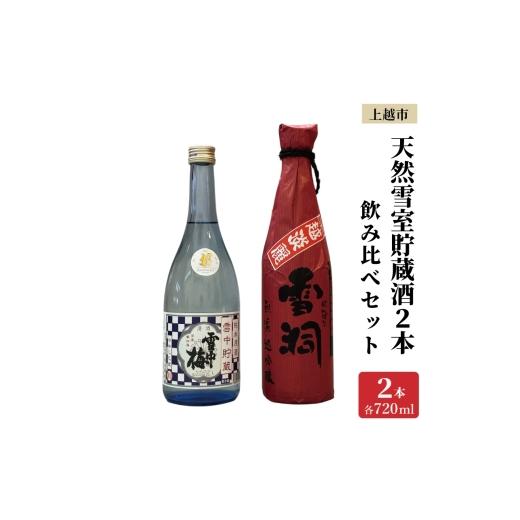 ふるさと納税 日本酒 新潟県 上越市 上越市 日本酒 天然雪室貯蔵酒 雪中梅 吟田川 2本 飲み比べ セット 新潟 新潟県 上越 地酒 セット お酒送料無料