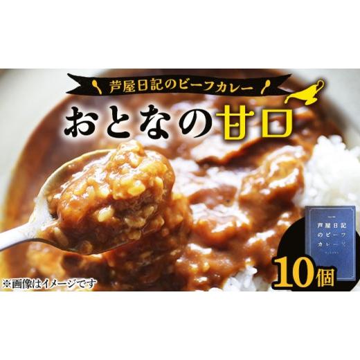 ふるさと納税 加工品等 レトルト 兵庫県 芦屋市 芦屋日記のビーフカレー 大人の甘口 10個 BAR芦屋日記 |ビーフカレー レトルト カレー 甘口 10食 常温保存 芦…