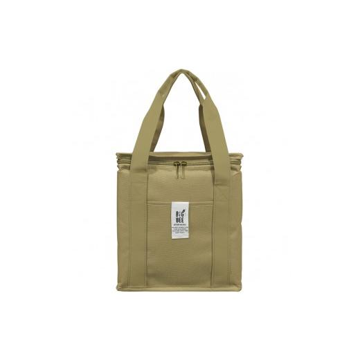 ふるさと納税 アウトドアグッズ バッグ 和歌山県 海南市 BigBee BOX型クーラーランチバッグ サンドベージュ サンドベージュ