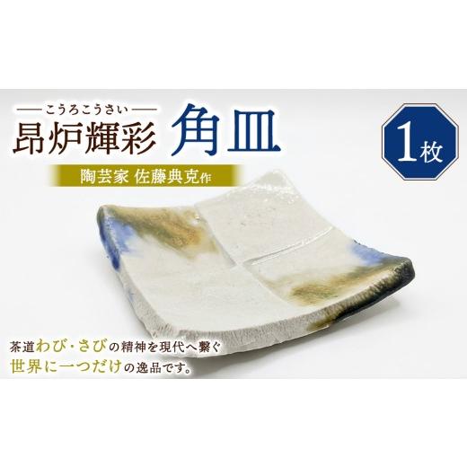 ふるさと納税 食器・グラス 皿 神奈川県 相模原市 SDGs 陶芸家 佐藤典克作 昂炉輝彩 角皿