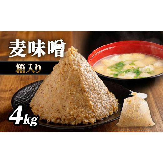 ふるさと納税 味噌 麦味噌 愛媛県 伊方町 麦味噌4kg箱入り ふるさと納税 人気 おすすめ ランキング 味噌 ミソ 麦味噌 甘口 減塩 麹 味噌汁 みそ汁 調味料 愛媛…