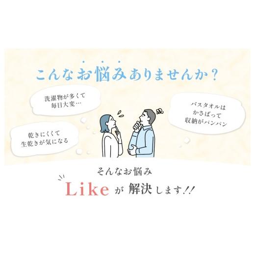 ふるさと納税 タオル・寝具 バスタオル 愛媛県 今治市 ＼特別寄附額実施中 ／（今治タオルブランド認定）ライク　2枚（ブルー） I000630B2P ライク　2枚（ブル…_2