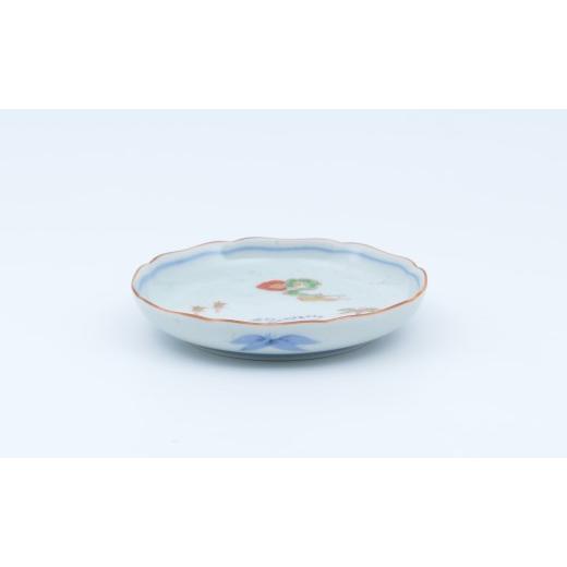ふるさと納税 食器・グラス 皿 佐賀県 有田町 有田焼 色絵山水4.5寸取皿 2枚セット まるぶん まるぶんオリジナル 食器 器 うつわ 磁器 陶磁器 小皿 取り皿 飾…_3