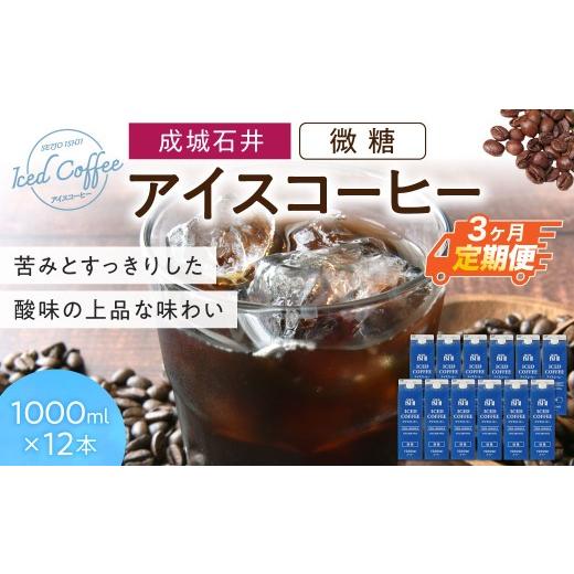 ふるさと納税 コーヒー 飲料 滋賀県 東近江市 定期便 成城石井 アイスコーヒー 微糖 1000ml×12本 3か月定期便 株式会社利他フーズ 滋賀県 東近江市 D-H05 ア…