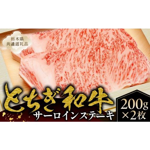 ふるさと納税 牛肉 サーロイン 栃木県 那須塩原市 とちぎ和牛サーロインステーキ200g×2枚 栃木県共通返礼品 ns145-001 肉 和牛 とちぎ和牛 ブランド牛 牛肉