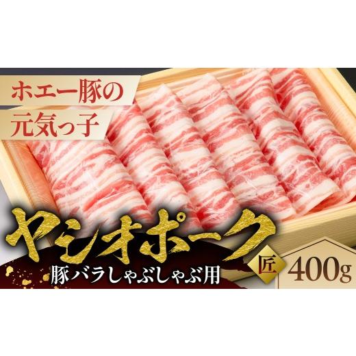 ふるさと納税 豚肉 バラ 栃木県 那須塩原市 ヤシオポーク匠豚バラしゃぶしゃぶ用400g ns145-008 肉 豚肉 バラ しゃぶしゃぶ