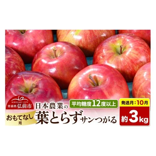 ふるさと納税 りんご 青森県 弘前市 26年10月発送 りんご 葉とらずサンつがる おもてなし用 約3kg 平均糖度12度以上 青森県産 果物 フルーツ 林檎 リンゴ く…