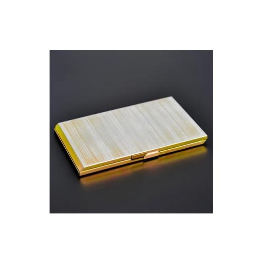 ふるさと納税 文房具・玩具 東京都 日野市 ステンレス製名刺入れ 「SLIDER」-Ash 1007078