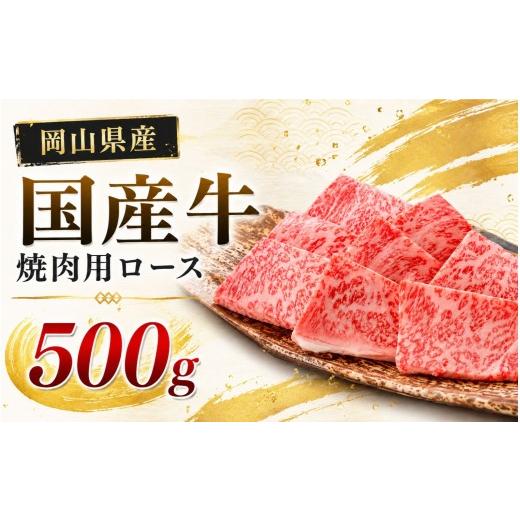 ふるさと納税 牛肉 ロース 岡山県 真庭市 岡山県産 国産牛 焼肉用ロース 500g(250g×2) 岡山県産 国産牛 ギフト お歳暮 お中元 プレゼント ymmt008-01