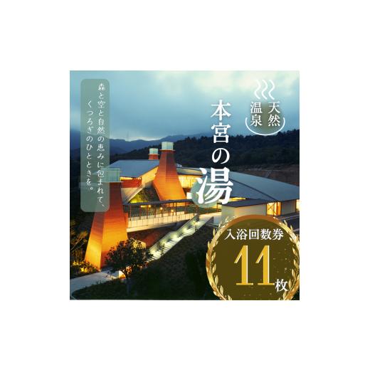 ふるさと納税 温泉・サウナ・スパ利用券 愛知県 豊川市 日帰り天然温泉 「 本宮の湯 」 入浴券11枚セット 入浴券 入浴チケット チケット 利用券 券 日帰り 旅…