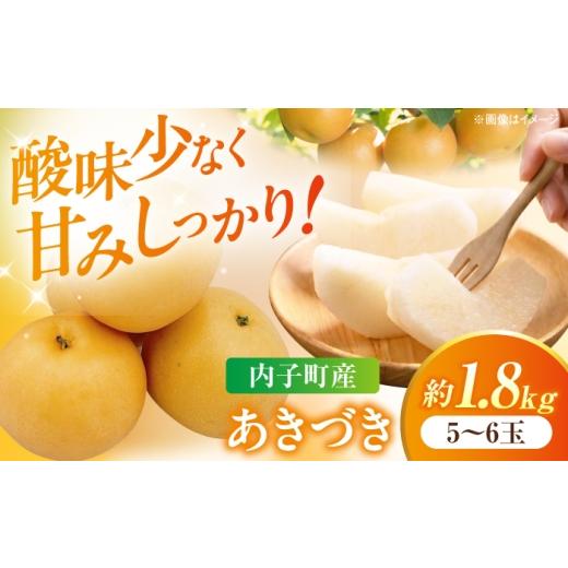ふるさと納税 梨 愛媛県 内子町 内子町産 梨 あきづき 5-6玉 (9月上旬から9月下旬の間に順次発送)