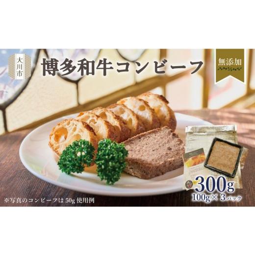 ふるさと納税 惣菜・レトルト 冷凍 福岡県 大川市 無添加 博多和牛コンビーフ100g×3_1