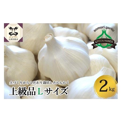 ふるさと納税 野菜類 薬味 青森県 五所川原市 青森県産にんにく ホワイト六片 上級品 Lサイズ 2kg | ニンニク 大蒜 青森県 五所川原市