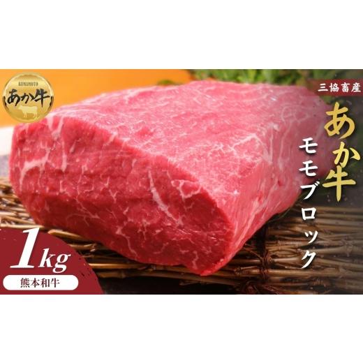 ふるさと納税 牛肉 モモ 熊本県 阿蘇市 三協畜産 選べる内容量 熊本和牛あか牛モモ ブロック 1kg(500g×2) 精肉 牛肉 赤牛 牛肉 あか牛 あか牛丼 国産 簡単…