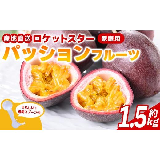 ふるさと納税 果物類 鹿児島県 肝付町 A99001 [数量限定]鹿児島県産 パッションフルーツ ロケットスター (約1.5kg) パッション フルーツ 果物 果実 鹿児島 …
