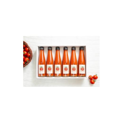 ふるさと納税 野菜類 ジュース 愛知県 弥富市 生産者こだわり 完熟ミニトマトジュース 200ml×6本 濃厚リコピンストレート ギフトセット 1705707