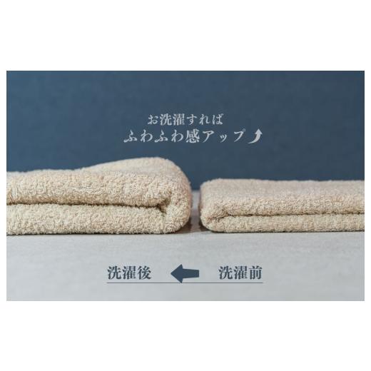 ふるさと納税 タオル・寝具 フェイスタオル 大阪府 泉佐野市 スーピマフェイスタオル 8枚（ベージュ） 国内製造 日本製 泉州タオル スーピマコットン 無地 吸…_3