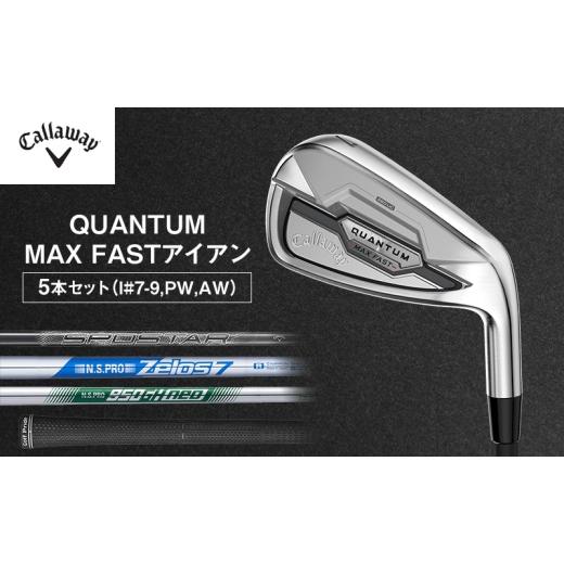 ふるさと納税 スポーツ・アウトドア 千葉県 柏市 QUANTUM MAX FASTアイアン 5本セット(I#7-9,PW,AW)ゴルフ クラブ ゴルフクラブ キャロウェイ プレゼント …