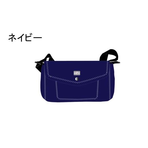 ふるさと納税 カバン ショルダーバッグ 大分県 国東市 クロッツバッグウィメン 防水素材 ミニショルダー ネイビー_2668R-12 ネイビー
