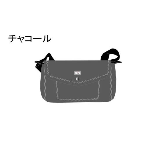 ふるさと納税 カバン ショルダーバッグ 大分県 国東市 クロッツバッグウィメン 防水素材 ミニショルダー チャコール _2668R-16 チャコール