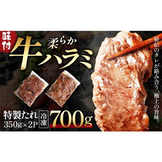 ふるさと納税 牛肉 ホルモン 宮城県 蔵王町 蔵王福膳・柔らか牛ハラミ 350g×2パック/計700g