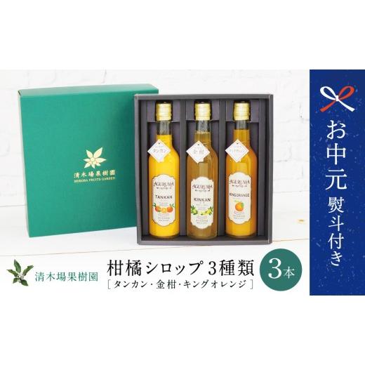 ふるさと納税 果汁飲料 鹿児島県 南さつま市 お中元ギフト 柑橘シロップ 3本セット 金柑・タンカン・キングオレンジ [3種類] きんかん キンカン たんかん …