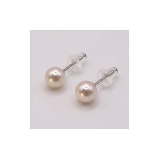ふるさと納税 アクセサリー ピアス 三重県 伊勢市 2059 Pt900 あこや本真珠5.5〜6.0mm スタッドピアス