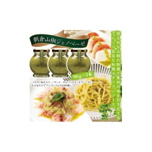 ふるさと納税 調味料・油 兵庫県 養父市 山椒少々、風味上々。畑特産の「ジェノベーゼ」セット 1736959