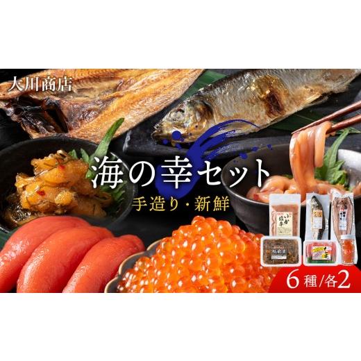 ふるさと納税 魚貝類 北海道 積丹町 海の幸 2セット(・イカの塩辛140g ・松前漬け 220g ・たらこ 170g ・正油いくら 50g ・糀糠にしん 1尾 ・開きほっけ 1尾…