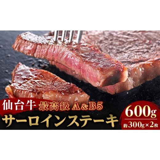 ふるさと納税 牛肉 サーロイン 宮城県 仙台市 Aランク&B 5ランク 仙台牛ステーキ 600g(約300g×2枚)〜圧巻のボリュームと至高の肉汁〜 特産品 宮城県産 仙…