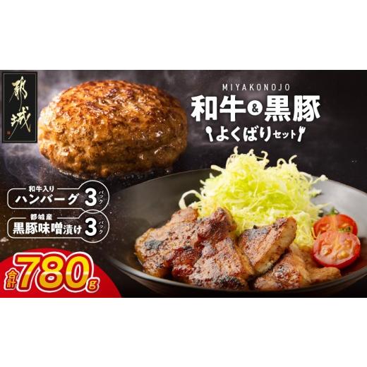 ふるさと納税 牛肉 ハンバーグ 宮崎県 都城市 和牛入りハンバーグ&amp;黒豚味噌漬けセット (都城市) 宮崎県産和牛・豚肉 ハンバーグ 黒豚ロースみそ…