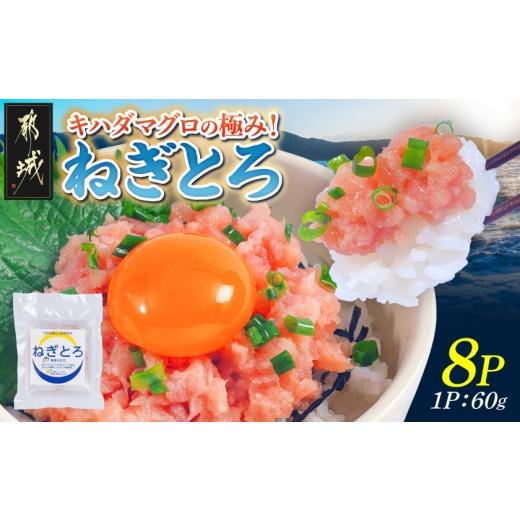 ふるさと納税 マグロ 宮崎県 都城市 キハダマグロの極み ねぎとろ60g×8パック_12-M3-004-8_(都城市) ネギトロ丼 まぐろ 手巻き寿司