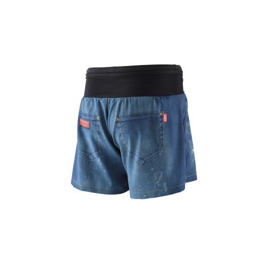 ふるさと納税 スポーツ・アウトドア 埼玉県 富士見市 WILD DRY DENIM V ランニングパンツ PM6ポケット ショート 7inch（レディース）デニムブルーL［TRP5009S-…_2