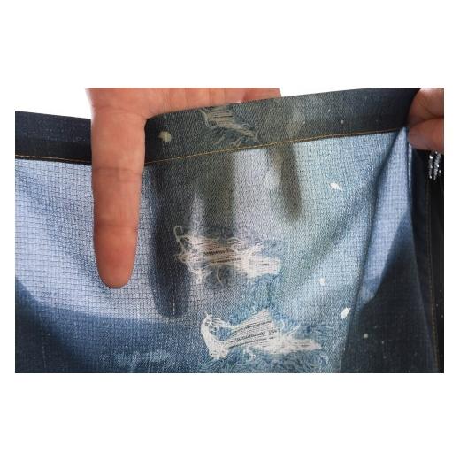ふるさと納税 スポーツ・アウトドア 埼玉県 富士見市 WILD DRY DENIM V ランニングパンツ PM6ポケット ショート 7inch（レディース）デニムブルーL［TRP5009S-…_5