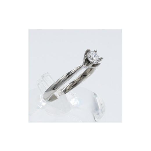 ふるさと納税 アクセサリー リング 山梨県 甲斐市 Dカラー ダイヤモンド リング 0.3ct Ag900 Pt100 （111118r） (BR-99)の画像
