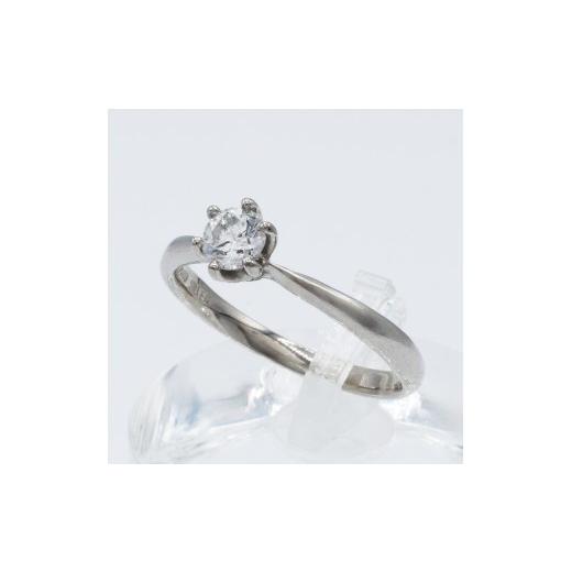 ふるさと納税 アクセサリー リング 山梨県 甲斐市 Dカラー ダイヤモンド リング 0.3ct Ag900 Pt100 （111118r） (BR-99)の画像