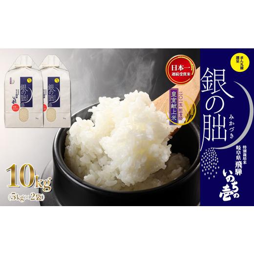 ふるさと納税 米 岐阜県 下呂市 予約受付 2026年産米 (2027年1月発送)銀の朏 5kg×2袋 テレビで紹介 幻の米 皇室献上米 化学肥料不使用 10キロ いのちの壱 …