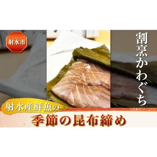 ふるさと納税 魚貝類 富山県 射水市 射水市 射水のおいしい食品 海鮮 射水産鮮魚の季節の昆布締め