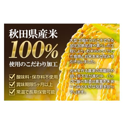 ふるさと納税 米 秋田県 男鹿市  定期便4回 2ヶ月に1回お届け 「産直ごはん」 秋田県産米 パックごはん 180g×48個 米 お米 ご飯 災害時 保存食 防災食 非常食…_4