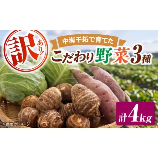 ふるさと納税 セット・詰合せ 島根県 松江市 先行予約/10月28日以降発送 訳あり こだわり野菜3種(さつまいも・里芋・キャベツ)詰合せ 計4kg 島根県松江市…