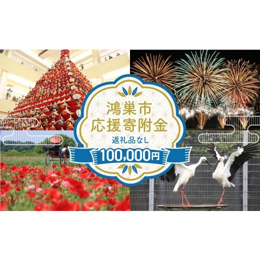ふるさと納税 自治体にお任せ 埼玉県 鴻巣市 返礼品なし 鴻巣市への応援寄附金(1口 100000円) / 埼玉県 鴻巣市 寄附のみ 返礼品なし 応援 地域支援 こうの…