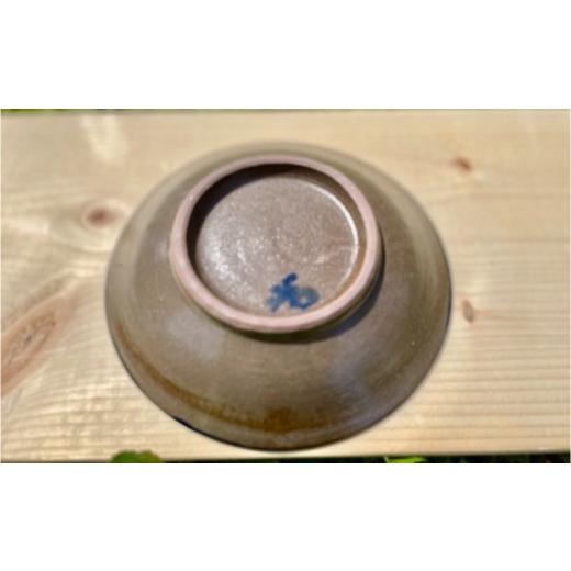 ふるさと納税 食器・グラス 皿 沖縄県 読谷村  やちむん工房　和 5寸皿 1枚焼き (唐草2色、点打ちと花の2枚組) 〇 沖縄 読谷村 やちむん 器 普段使い ペア_4