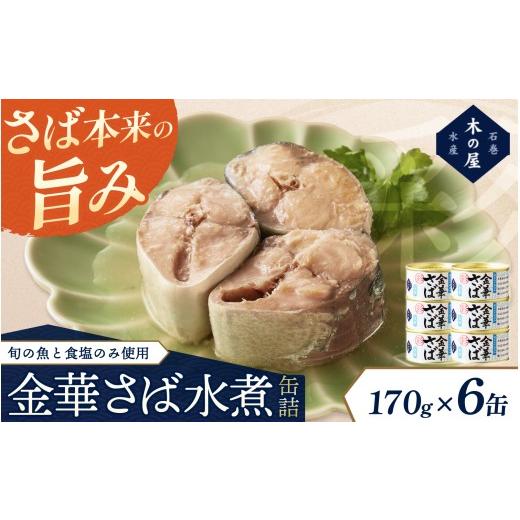 ふるさと納税 缶詰・瓶詰 魚貝類 宮城県 美里町 金華さば水煮 彩 6缶セット/缶詰 缶 セット さば 水煮 サバ 鯖 金華さば 三陸 希少 国産
