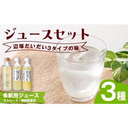 ふるさと納税 果汁飲料 鹿児島県 肝付町 A83005 3種の辺塚だいだい 希釈用 ジュースセット 鹿児島 国産 フルーツ 果物 果実 果汁 ジュース ドリンク 希釈 フル…