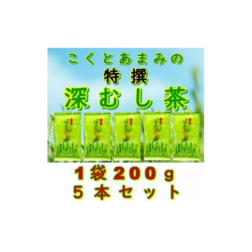 ふるさと納税 お茶類 鹿児島県 南九州市 自宅用 知覧茶園の特撰深むし茶 1kg(200g×5本セット) 1740612