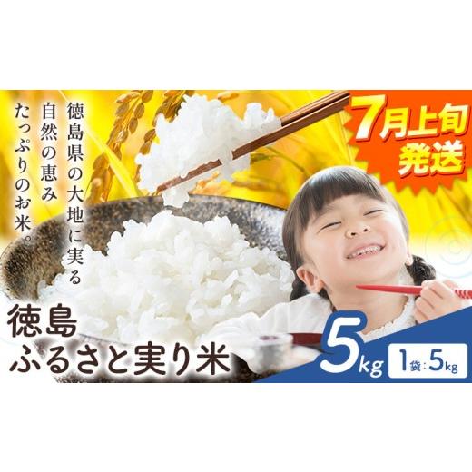 ふるさと納税 米 徳島県 上板町 7月上旬発送 もちもち美味しい 徳島ふるさと実り米 精米 5kg お米 米 国産 ブレンド米 白米 精米 徳島県 上板町 5kg