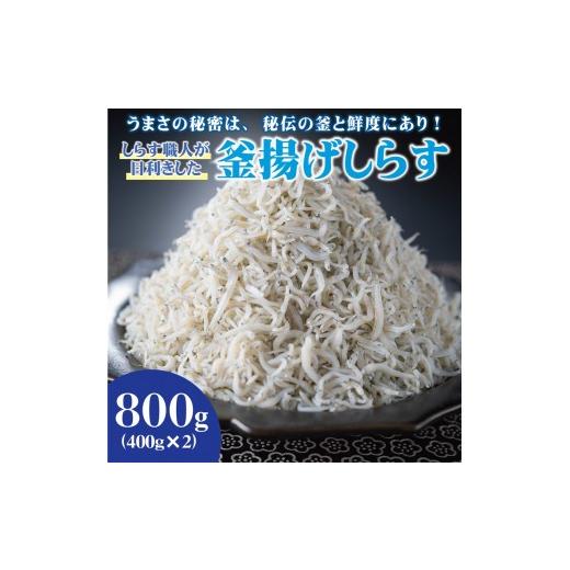 ふるさと納税 魚貝類 しらす 和歌山県 有田市 しらす職人が目利きした「釜揚げしらす」400g×2(A1172-1)